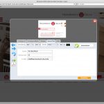Das Login-Formular Einer Website Zeigt Ausgefüllte Felder Für Name, Adresse Und E-Mail.