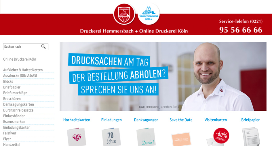 Home Online Druckerei Köln