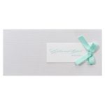 Hochzeitseinladung Mit Schleife, Mint