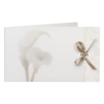 Hochzeitseinladung Mit Calas Und Schleife