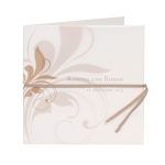 Hochzeitseinladung Mit Pergamenthülle Und Bändchen