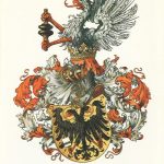 Rechts Einen Winkelhaken In Den Fängen Tragend...