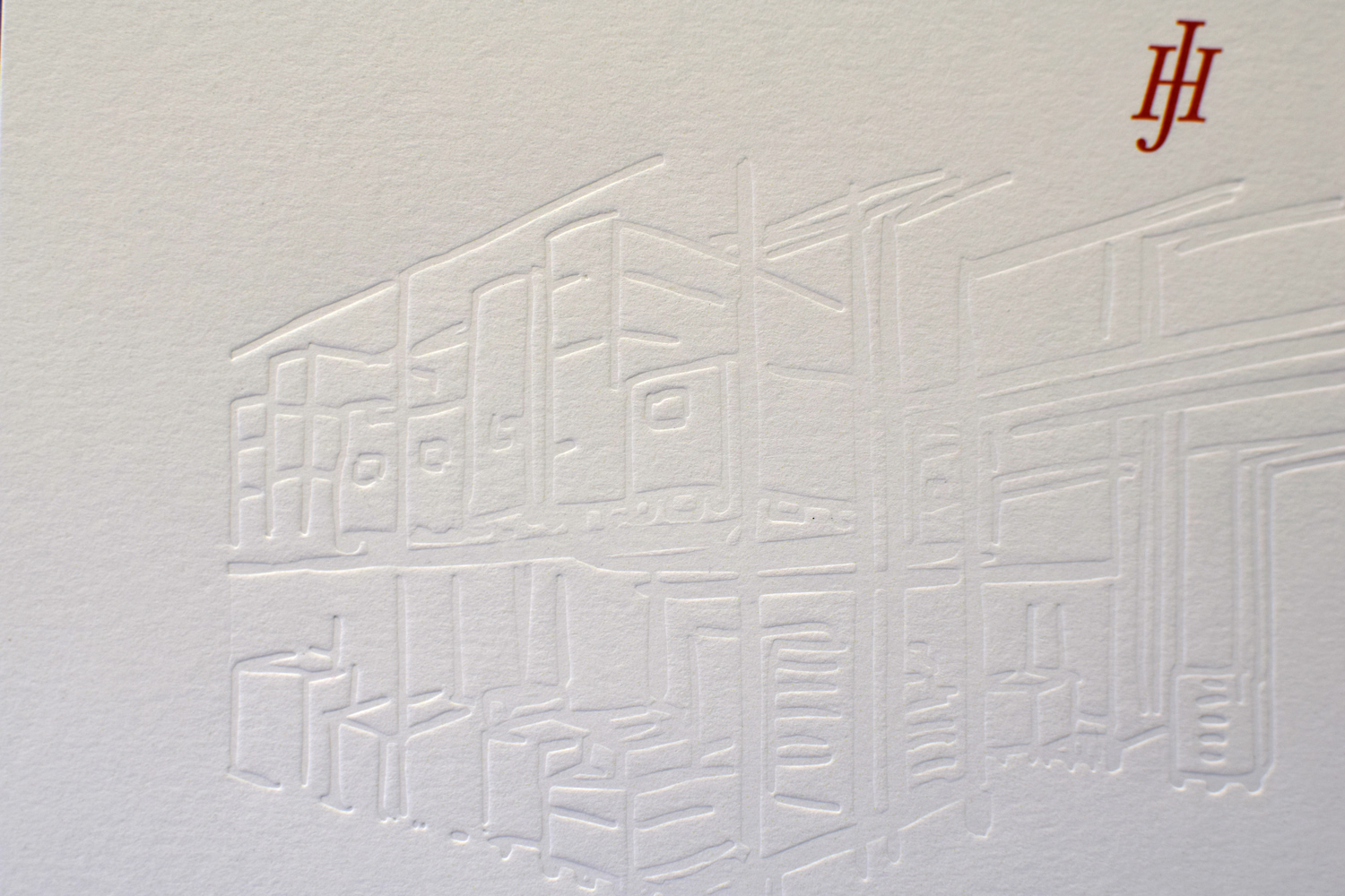 Prägung Blindpägung (Tiefprägung)