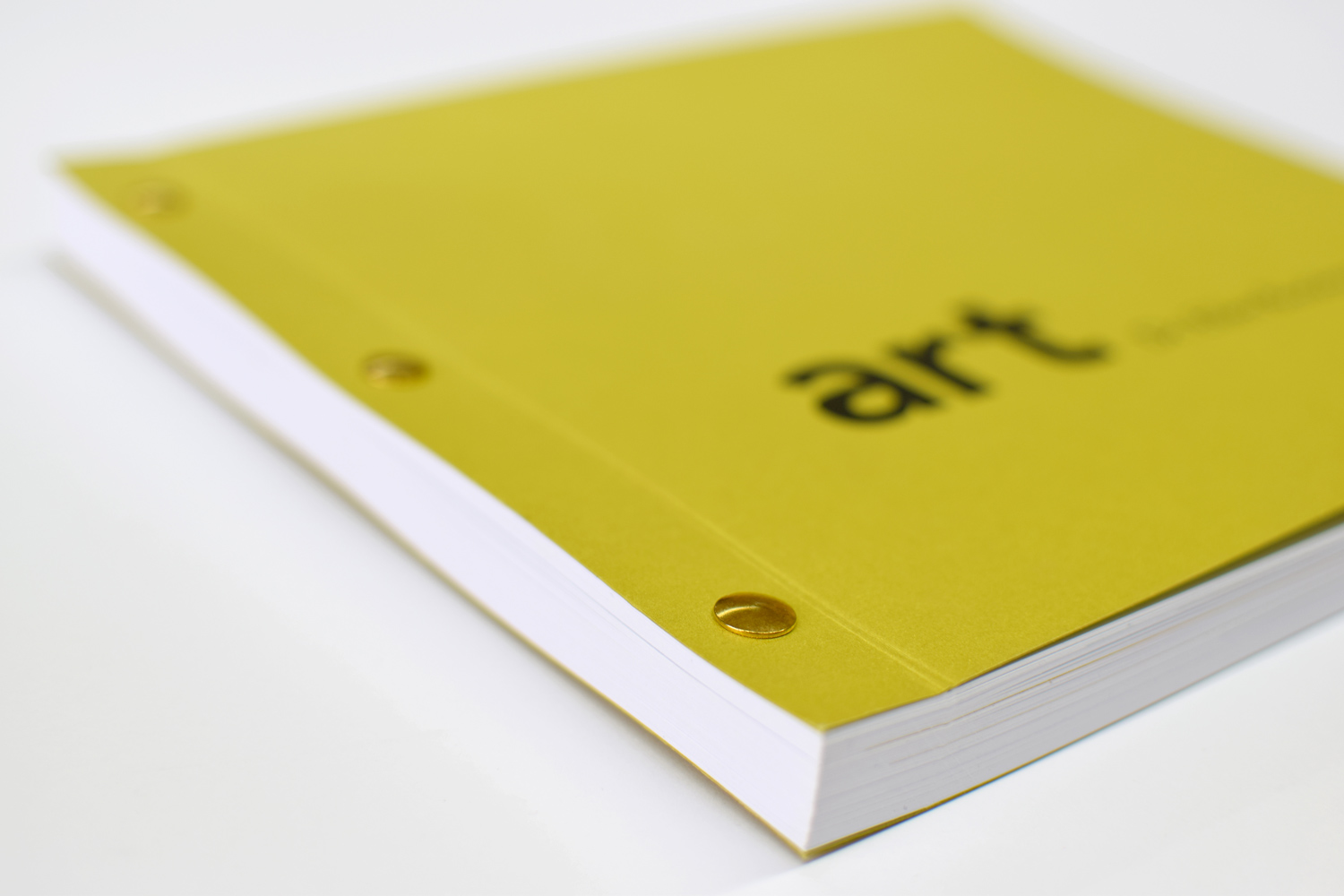 Portfolio Mit Buchschrauben