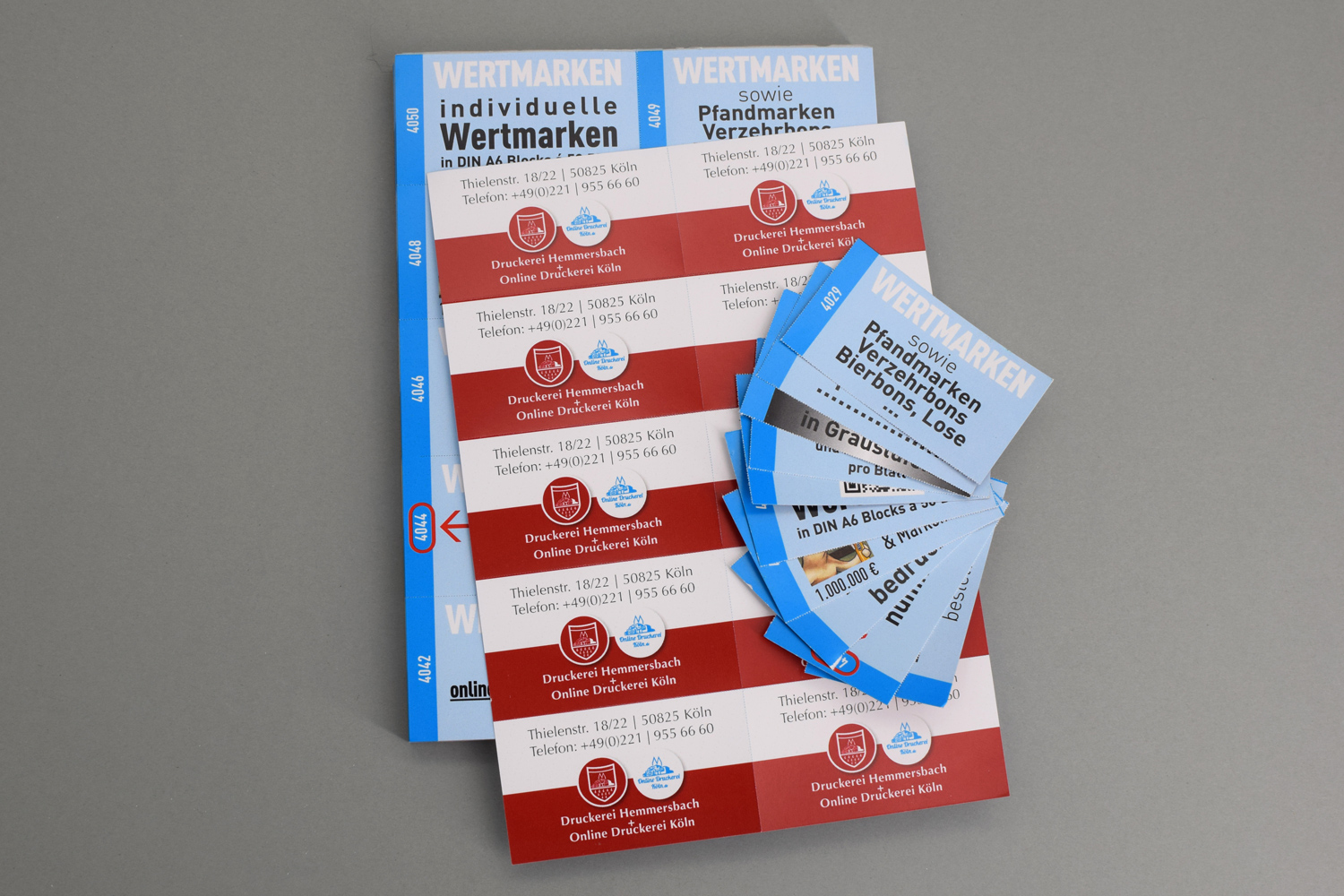 Buchdruck Perforierte Wertmarken
