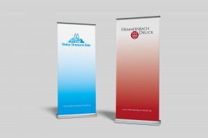 Roll-Up Banner Mit Logo Und Farbverlauf Der Online Druckerei Köln – Druckerei Hemmersbach Roll-Up Banner Mit Logo Und Farbverlauf Der Hemmersbach Druck – Druckerei Hemmersbach